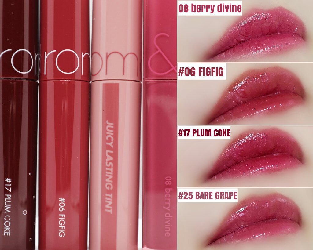 ジューシーラスティングティント/rom&nd/リップティントを使ったクチコミ（2枚目）