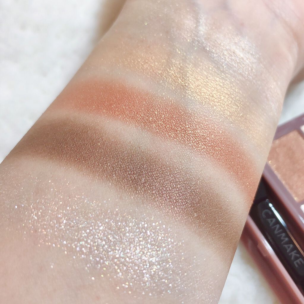 パーフェクトスタイリストアイズ 25 ミモザオレンジ/キャンメイク/アイシャドウパレットを使ったクチコミ（3枚目）