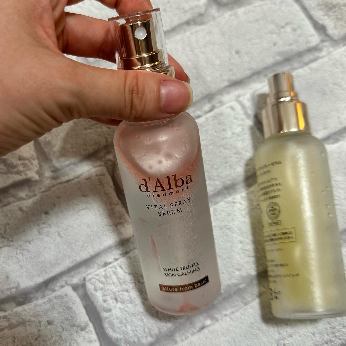 ダルバ ホワイトトリュフバイタルスプレーセラム/ダルバ/ミスト状化粧水を使ったクチコミ（2枚目）