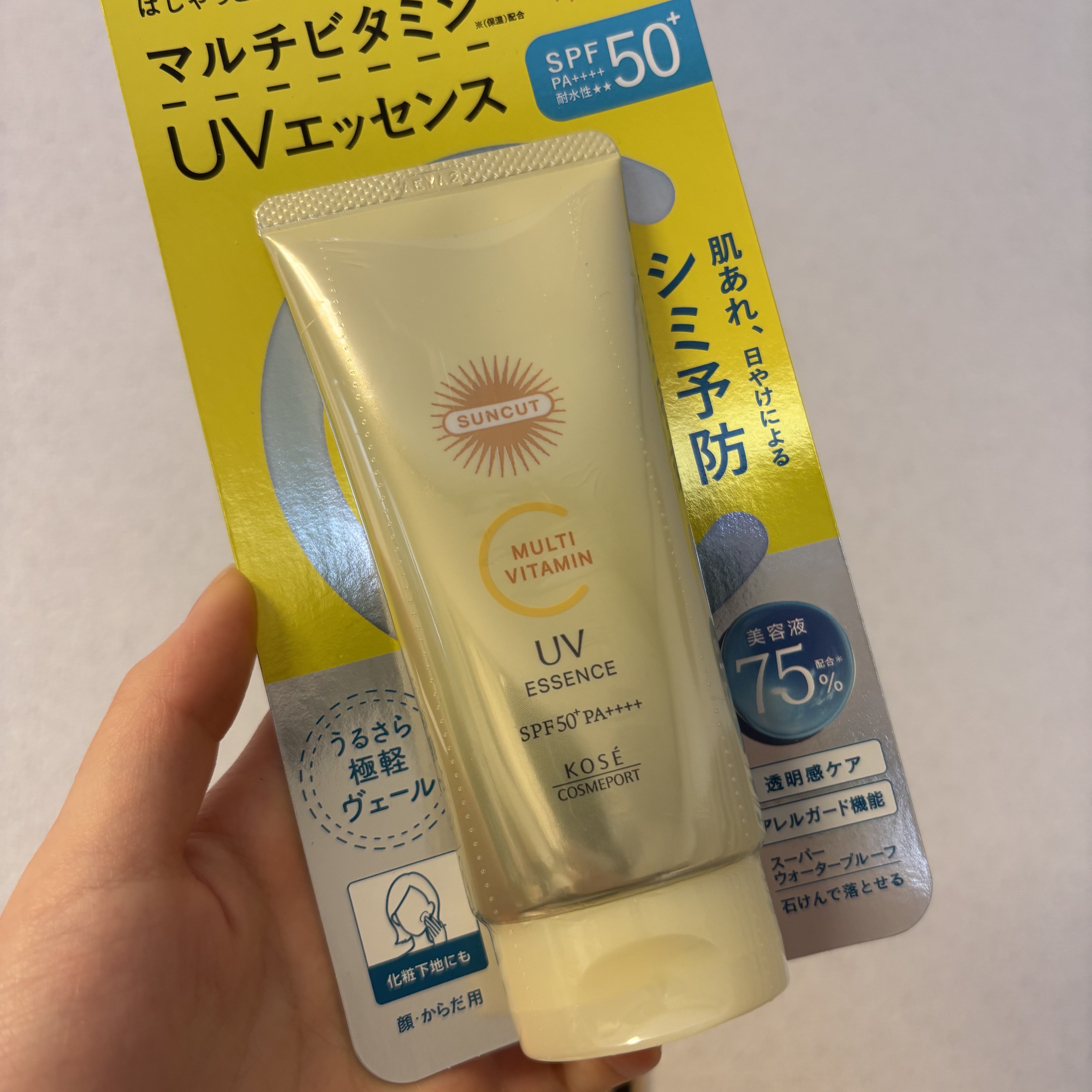 サンカットR マルチビタミンUV エッセンス/サンカット®/日焼け止めクリームを使ったクチコミ（1枚目）