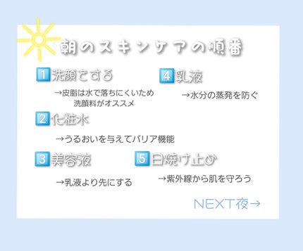 なごみ_フォロバ100´- on LIPS 「こんにちは.ᐟ.ᐟなごみですスキンケアの順番についてまとめまし..」(4枚目)