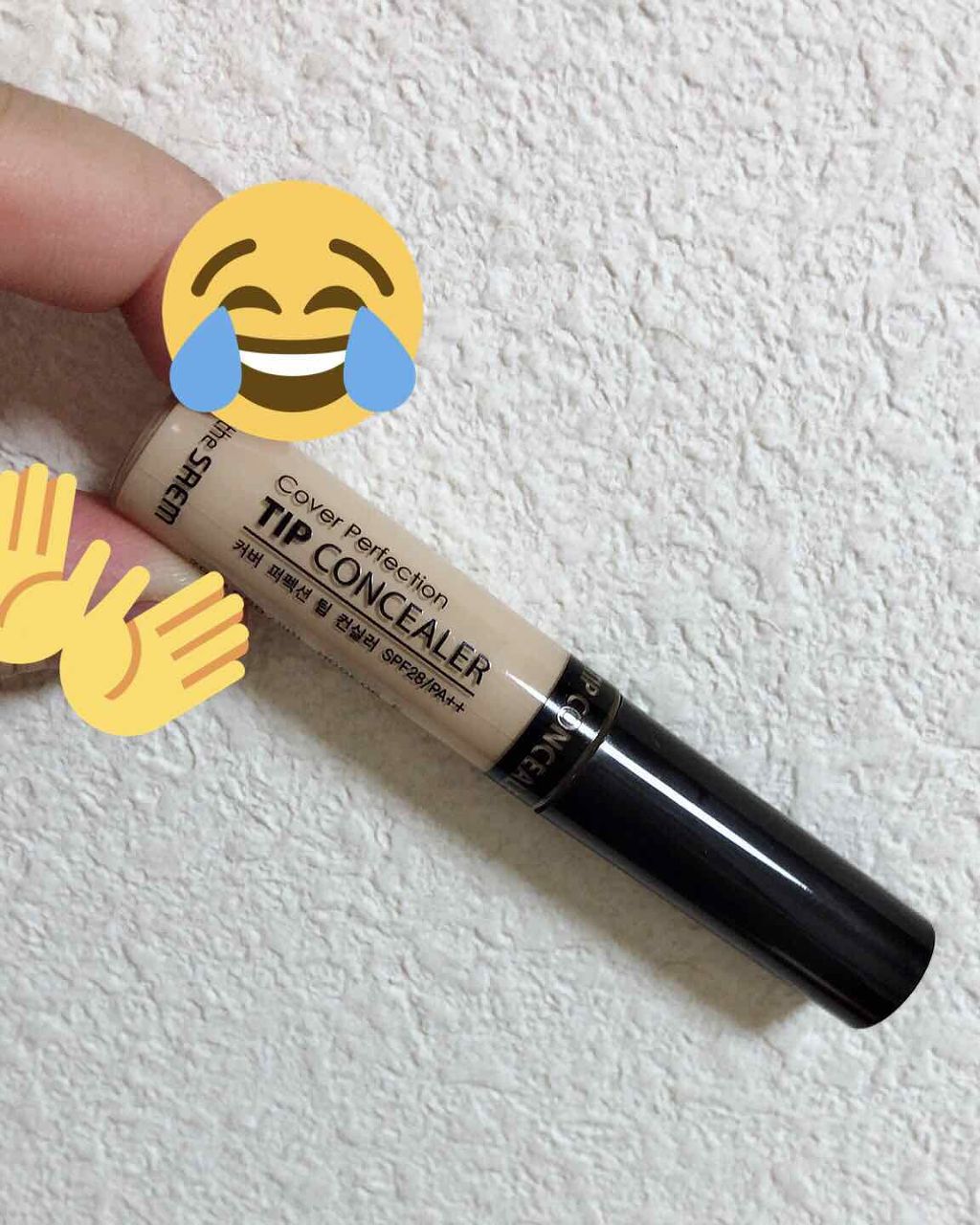 カバーパーフェクション チップコンシーラー/the SAEM/リキッドコンシーラーを使ったクチコミ(1枚目)