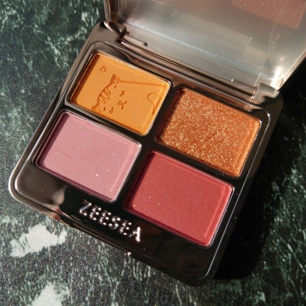 アニマルアイシャドウ(4シェード)/ZEESEA/アイシャドウパレットを使ったクチコミ(3枚目)