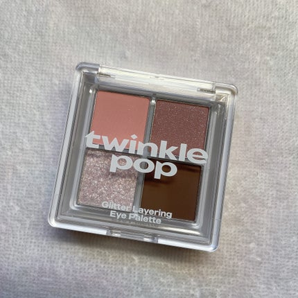 グリッターレイヤリングアイシャドウパレット/TWINKLE POP/アイシャドウパレットを使ったクチコミ(6枚目)