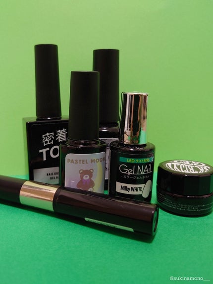 ジェルネイル(ライト対応)/セリア/ジェルネイルを使ったクチコミ(4枚目)