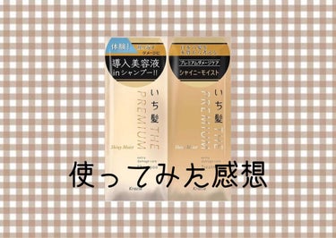 THE PREMIUM エクストラダメージケアシャンプー／トリートメント（シャイニーモイスト） シャンプー 詰替用 340ml/いち髪/シャンプー・コンディショナーを使ったクチコミ（1枚目）