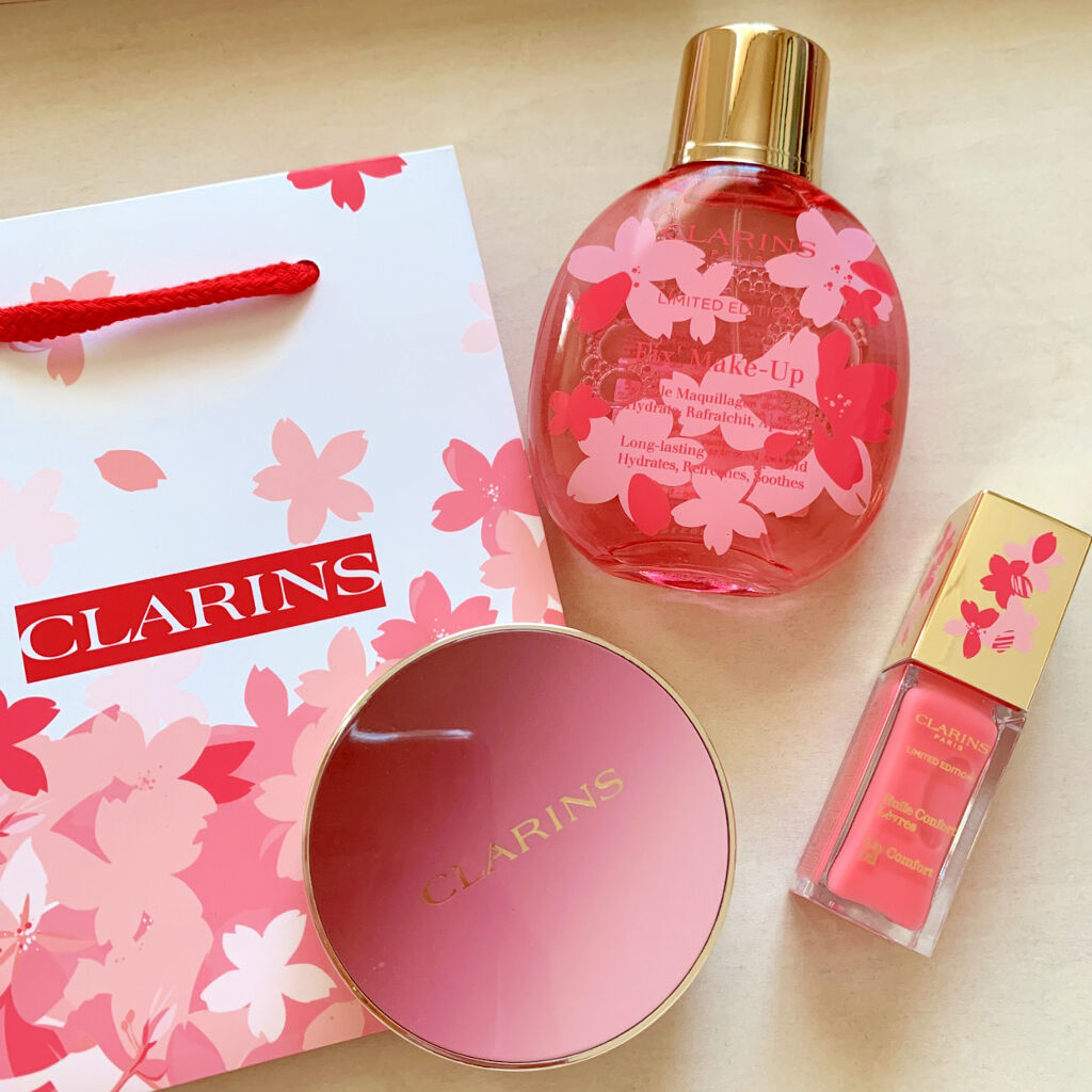 フィックス メイクアップ サクラ/CLARINS/ミスト状化粧水を使ったクチコミ（1枚目）