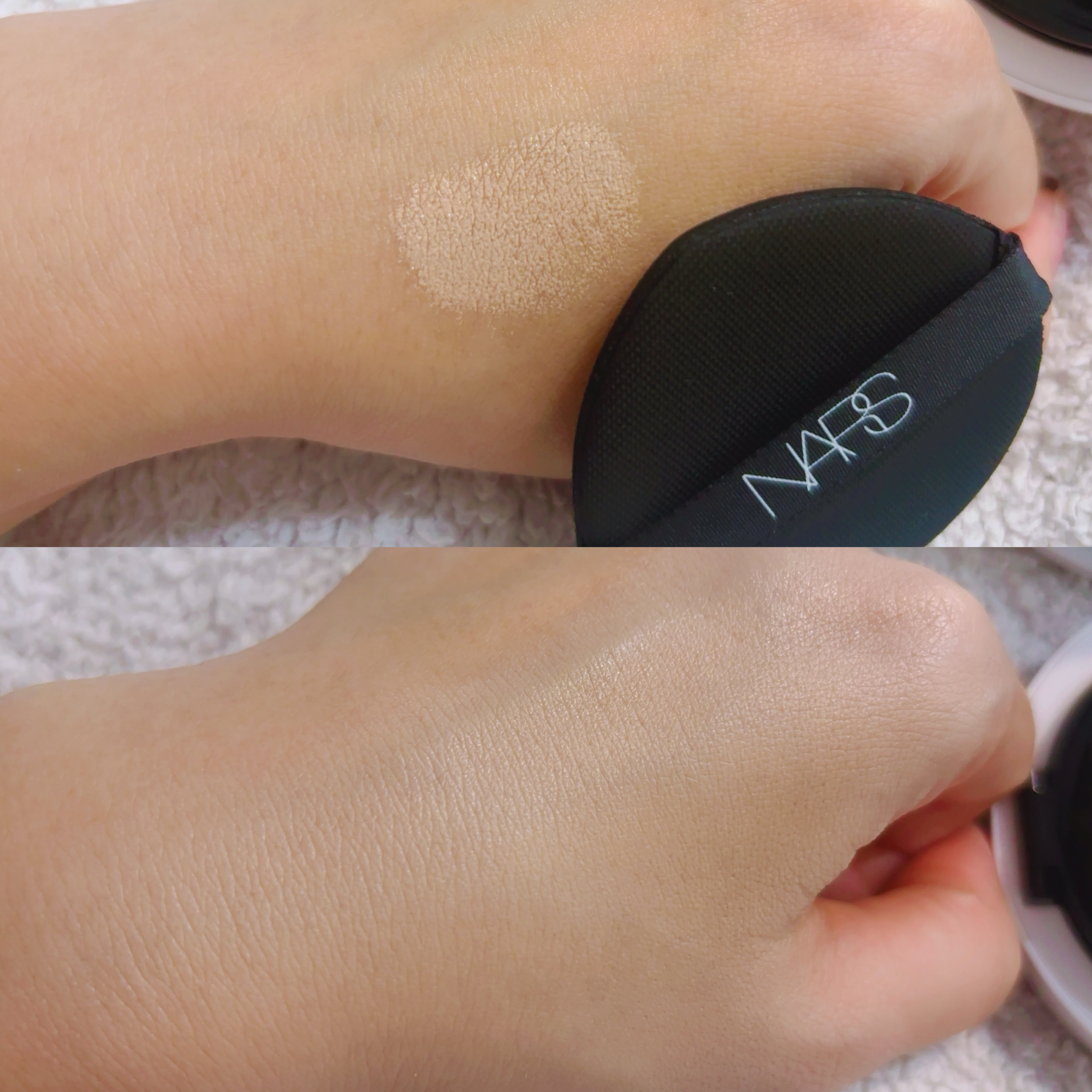 NARS ライトリフレクティング セラムクッション ファンデーション/NARS/クッションファンデーションを使ったクチコミ（3枚目）