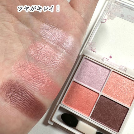 シルキースフレアイズ/キャンメイク/アイシャドウパレットを使ったクチコミ(4枚目)