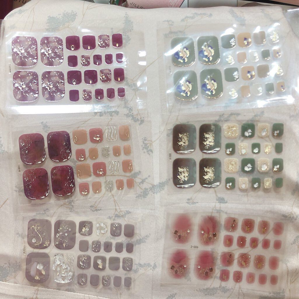 ネイルシール/Qoo10/ネイルシールを使ったクチコミ(5枚目)