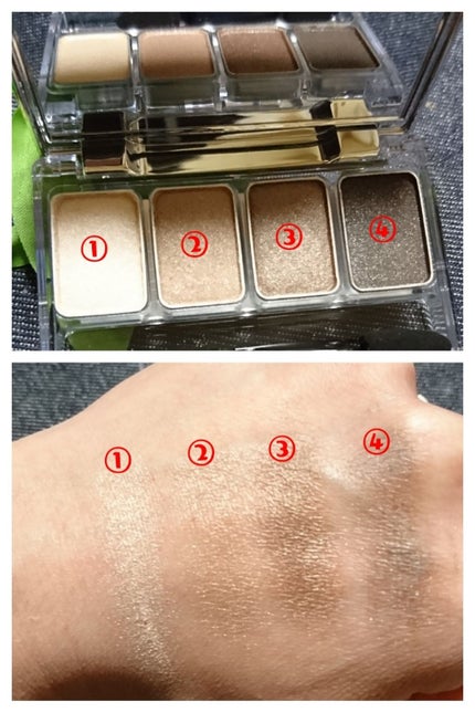 LB ニュアンスブラウンアイパレット/LB/アイシャドウパレットを使ったクチコミ(3枚目)