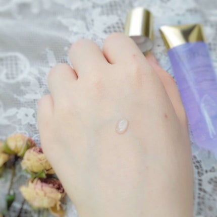 くずれ防止 美容液ケアベース ミルクパープル SPF30 PA++/Borica/化粧下地を使ったクチコミ(3枚目)