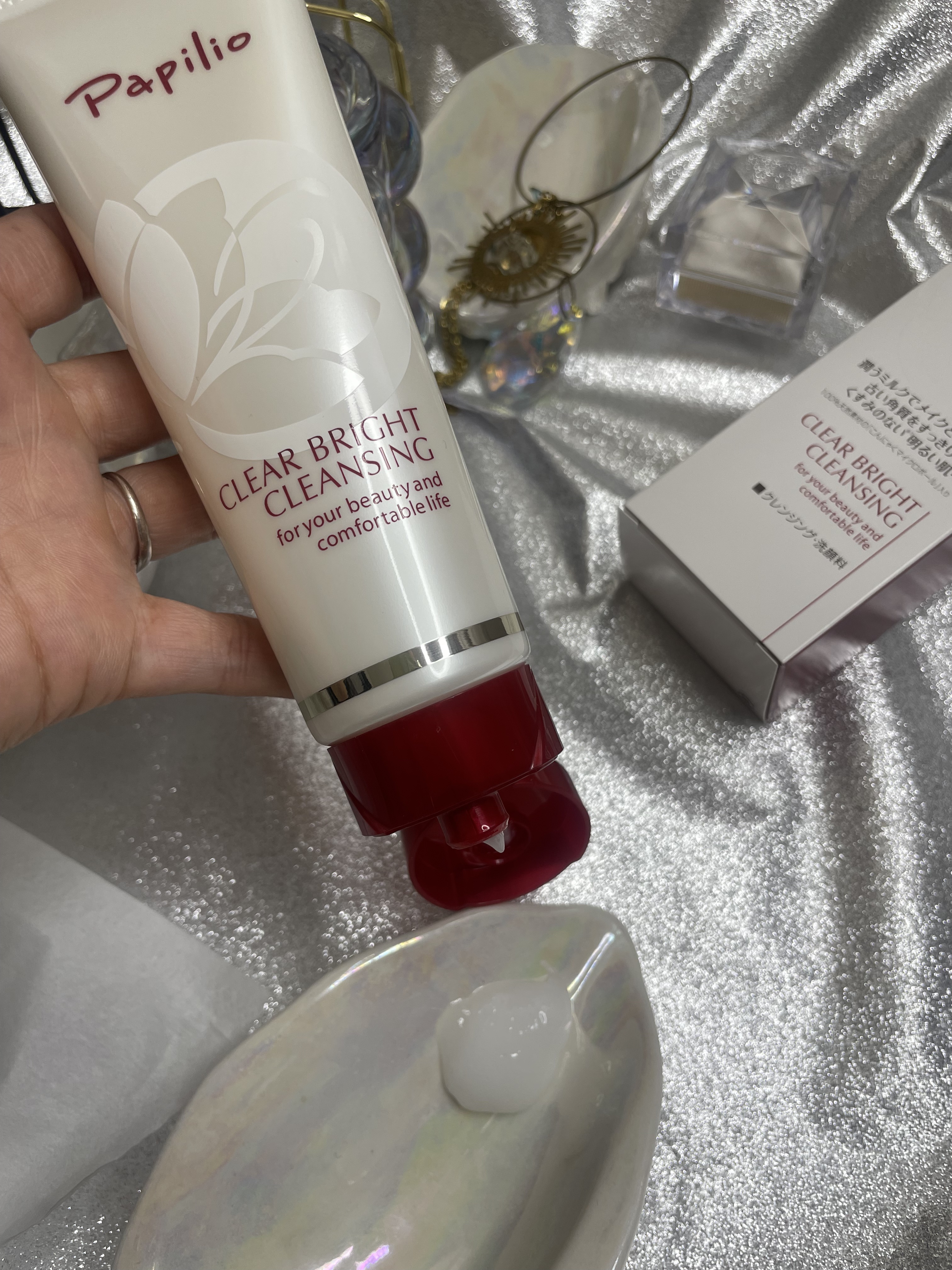クリアブライトクレンジング/Papilio/ミルククレンジングを使ったクチコミ（3枚目）