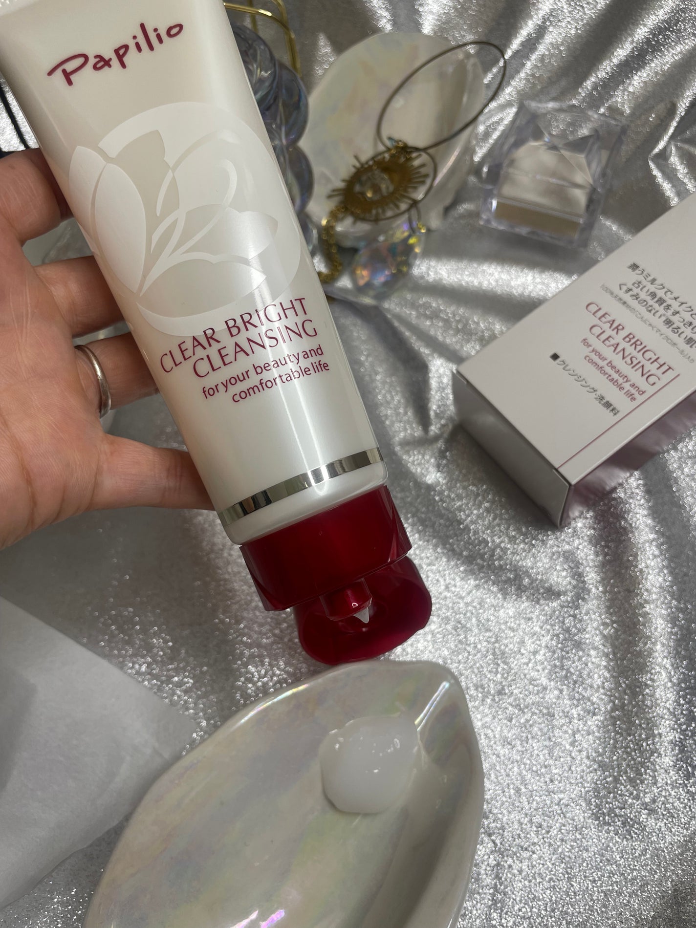クリアブライトクレンジング/Papilio/ミルククレンジングを使ったクチコミ(3枚目)