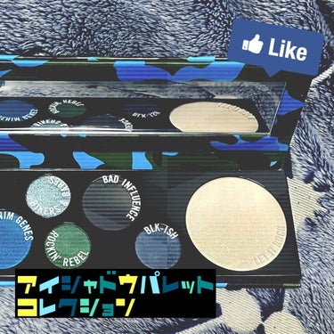 Morphe 18A BLUE YA AWAYのクチコミ「海外ブランドのアイシャドウパレットに目がない人間によるアイシャドウパレットレビュー、第2弾です.....」（1枚目）