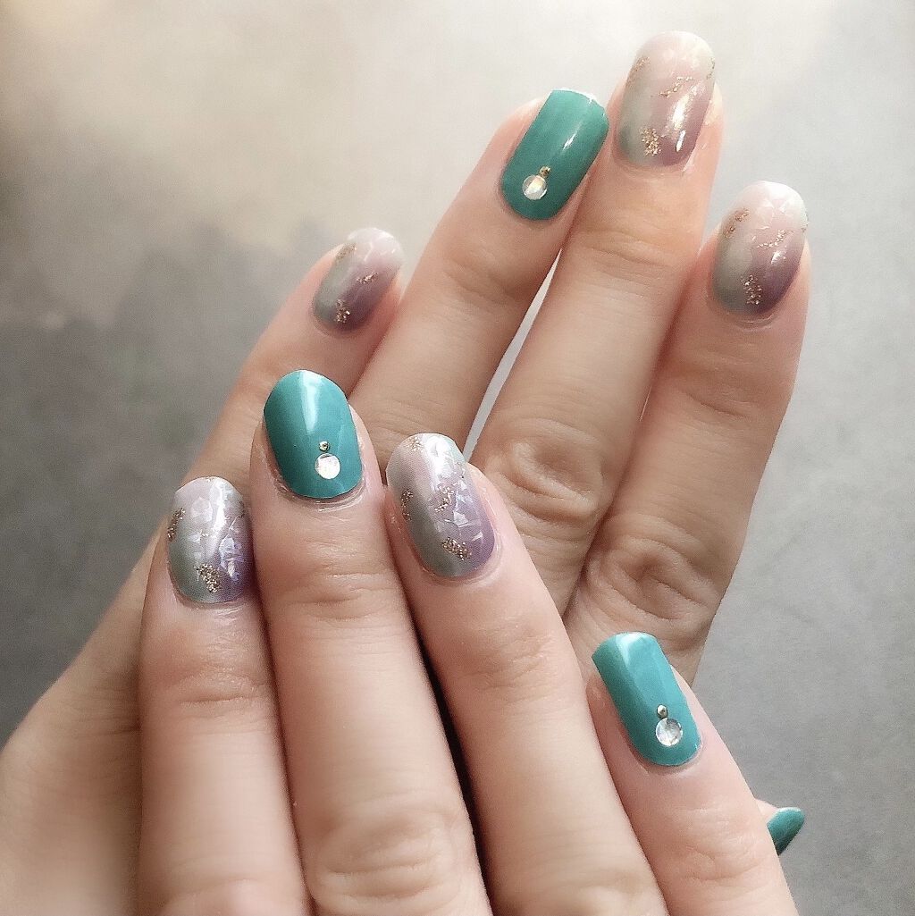 ネイルフィット ジェルネイルシール/GELATO FACTORY/ネイルシールを使ったクチコミ（2枚目）