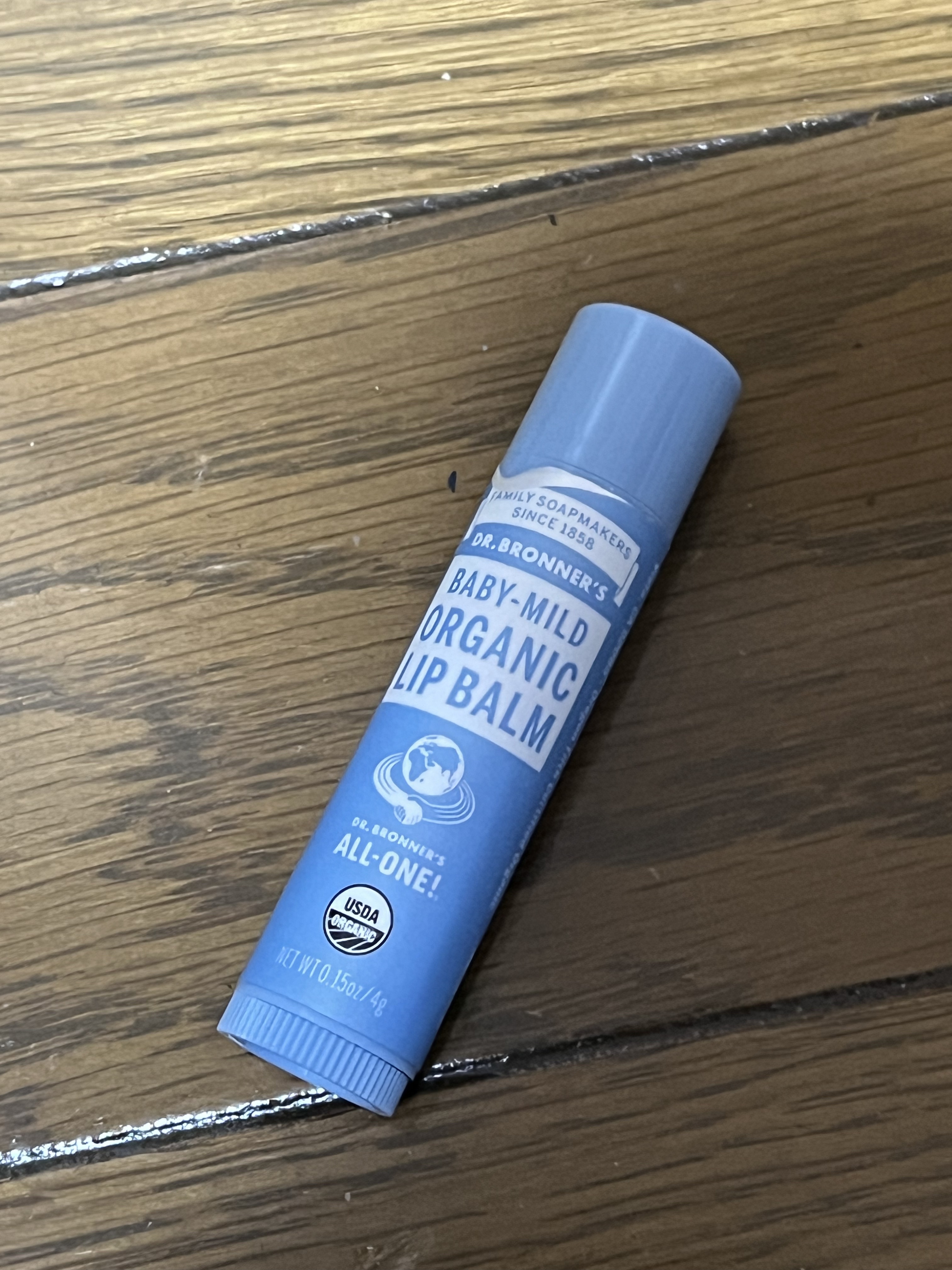 マジック オーガニックリップバーム ベビーマイルド/ドクターブロナー/リップバームを使ったクチコミ（1枚目）