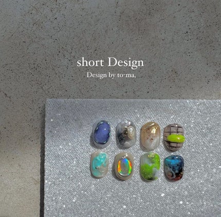 #ネイル,#秋ネイル,#ニュアンスネイル,#ミラーネイル,#オーロラネイル,#ネオンネイル,#うねうねネイル,#トーマネイルのネイルデザイン