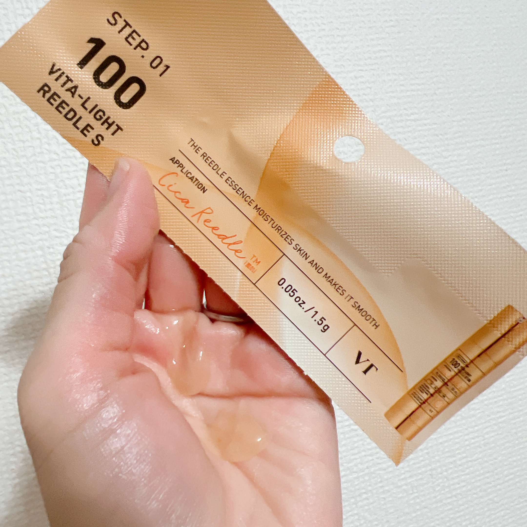 レチA リードルショット100 2ステップハイドロゲルマスク/VT/シートマスク・パックを使ったクチコミ（3枚目）