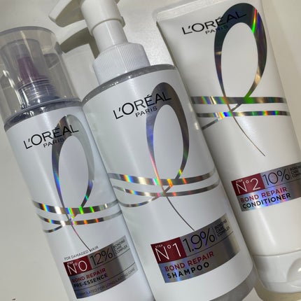 ロレアル パリ ボンド リペア シャンプー/コンディショナー/ロレアル パリ/市販シャンプーを使ったクチコミ(1枚目)
