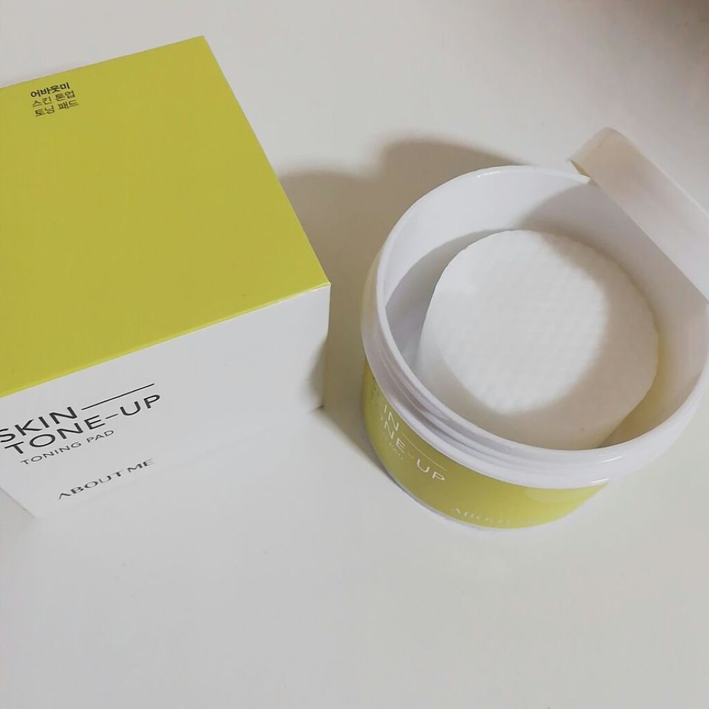 スキントーンアップトーニングパット/ABOUT ME/トナーパッドを使ったクチコミ（2枚目）