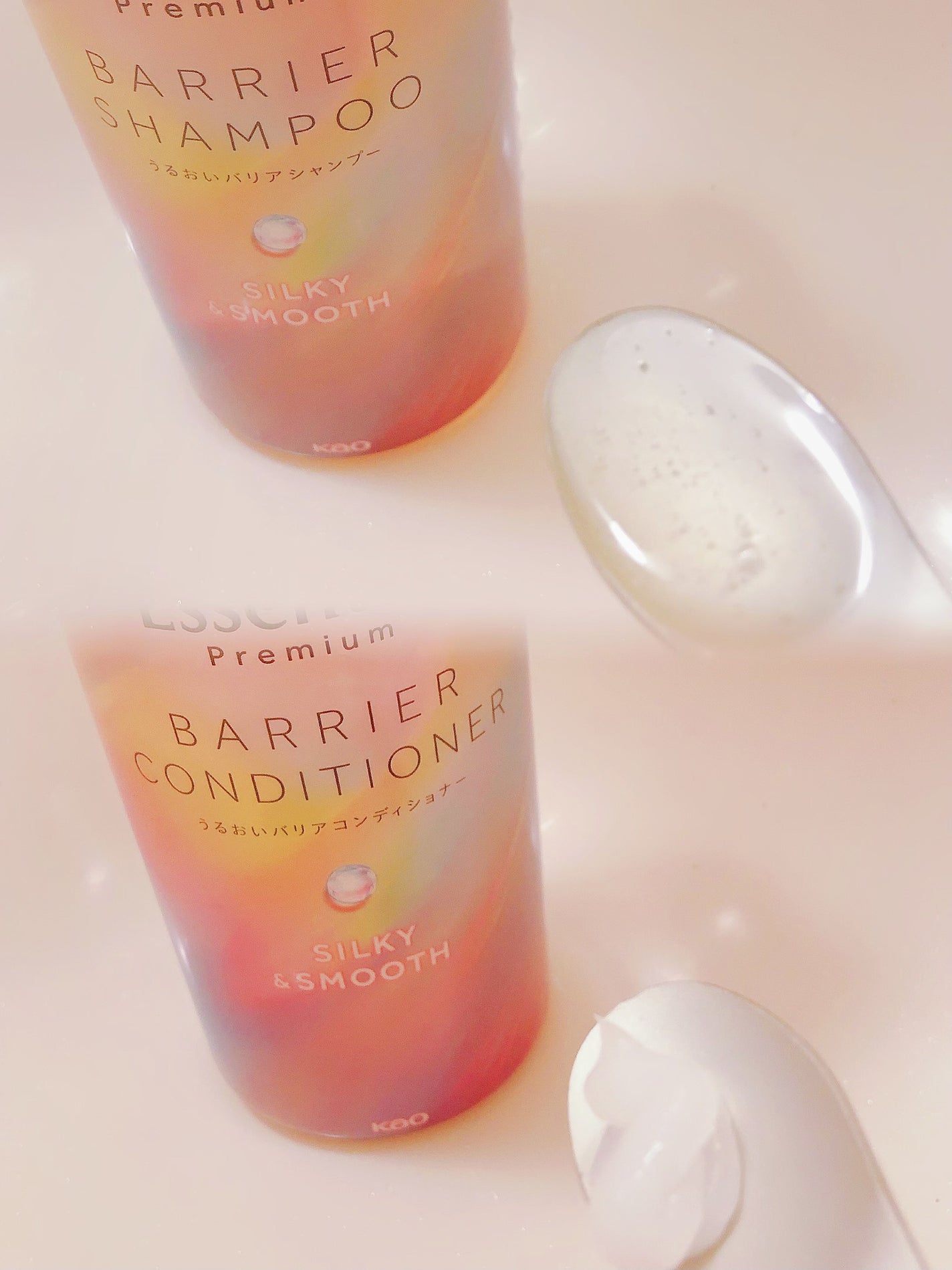 エッセンシャルプレミアム バリアシャンプー・コンディショナー シルキー&スムース/エッセンシャル/市販シャンプーを使ったクチコミ(1枚目)
