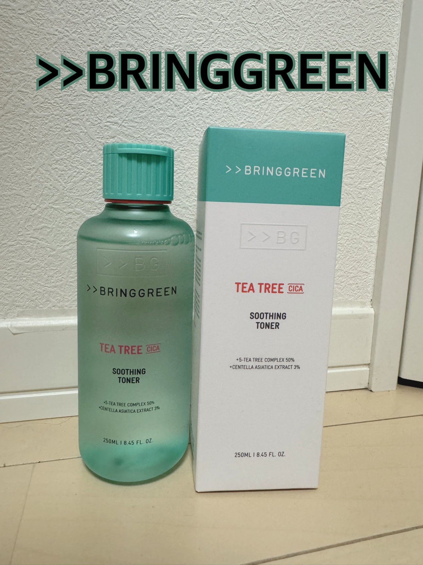 ティーツリーシカスージングトナー/BRING GREEN/化粧水を使ったクチコミ(1枚目)