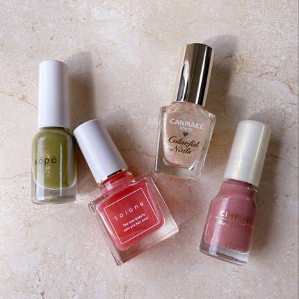 カラー トップコート/to/one/ネイルトップコートを使ったクチコミ(2枚目)