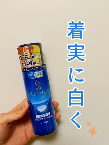 白潤プレミアム 薬用浸透美白化粧水(しっとりタイプ)/肌ラボ/化粧水を使ったクチコミ（1枚目）