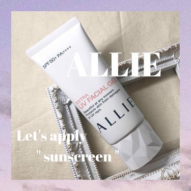 Face only ❤︎ #ALLIE EXTRA UV FACIAL GEL \ SPF50+PA++++ / 

今回はアリーの日焼け止めを購入しました❤︎
今年こそは絶対に焼きたくないので背伸びし