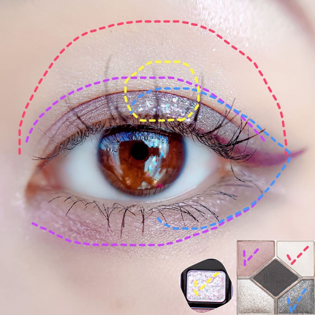 【旧】サンク クルール クチュール/Dior/アイシャドウパレットを使ったクチコミ(2枚目)