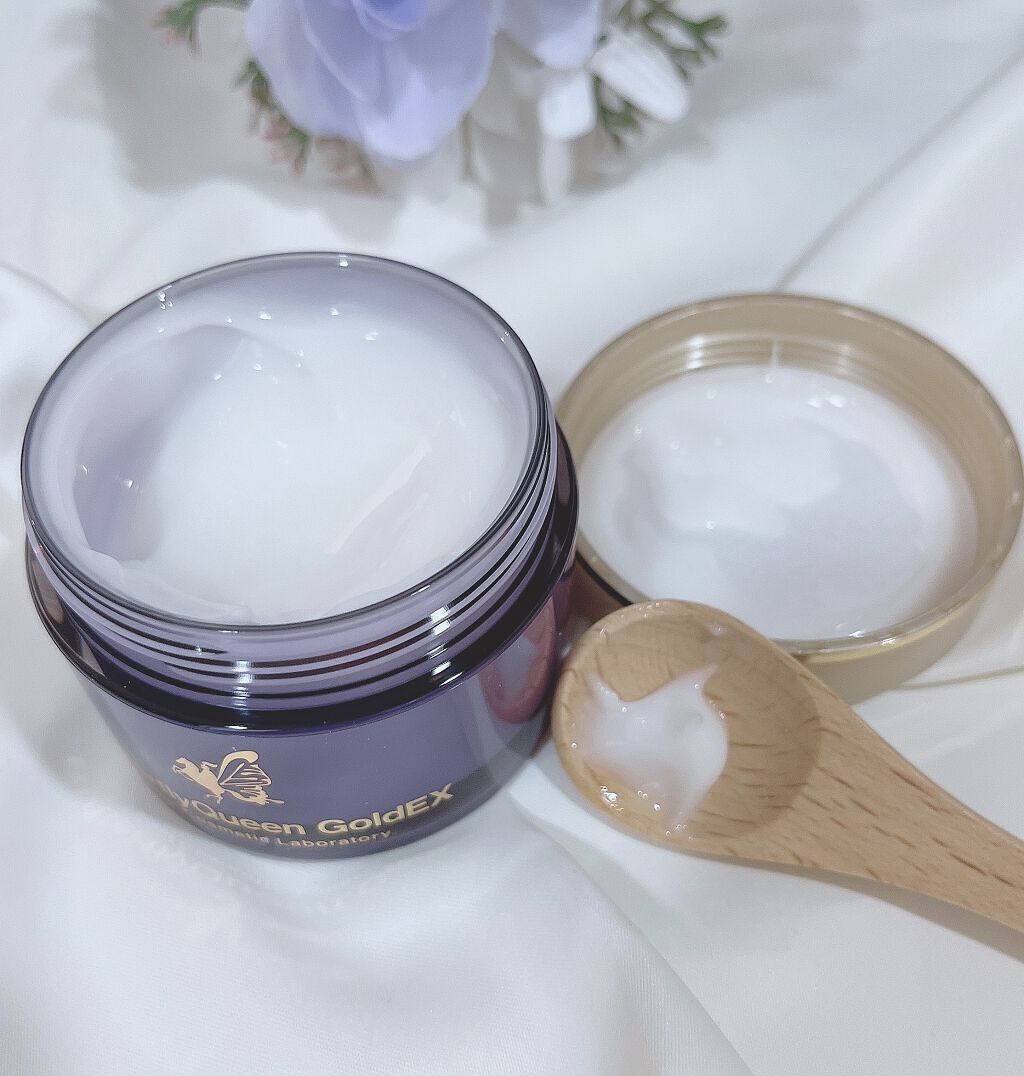 バタフライクイーン ゴールドエクストラ/フェイシャルコスメティック研究所/オールインワン化粧品を使ったクチコミ（2枚目）