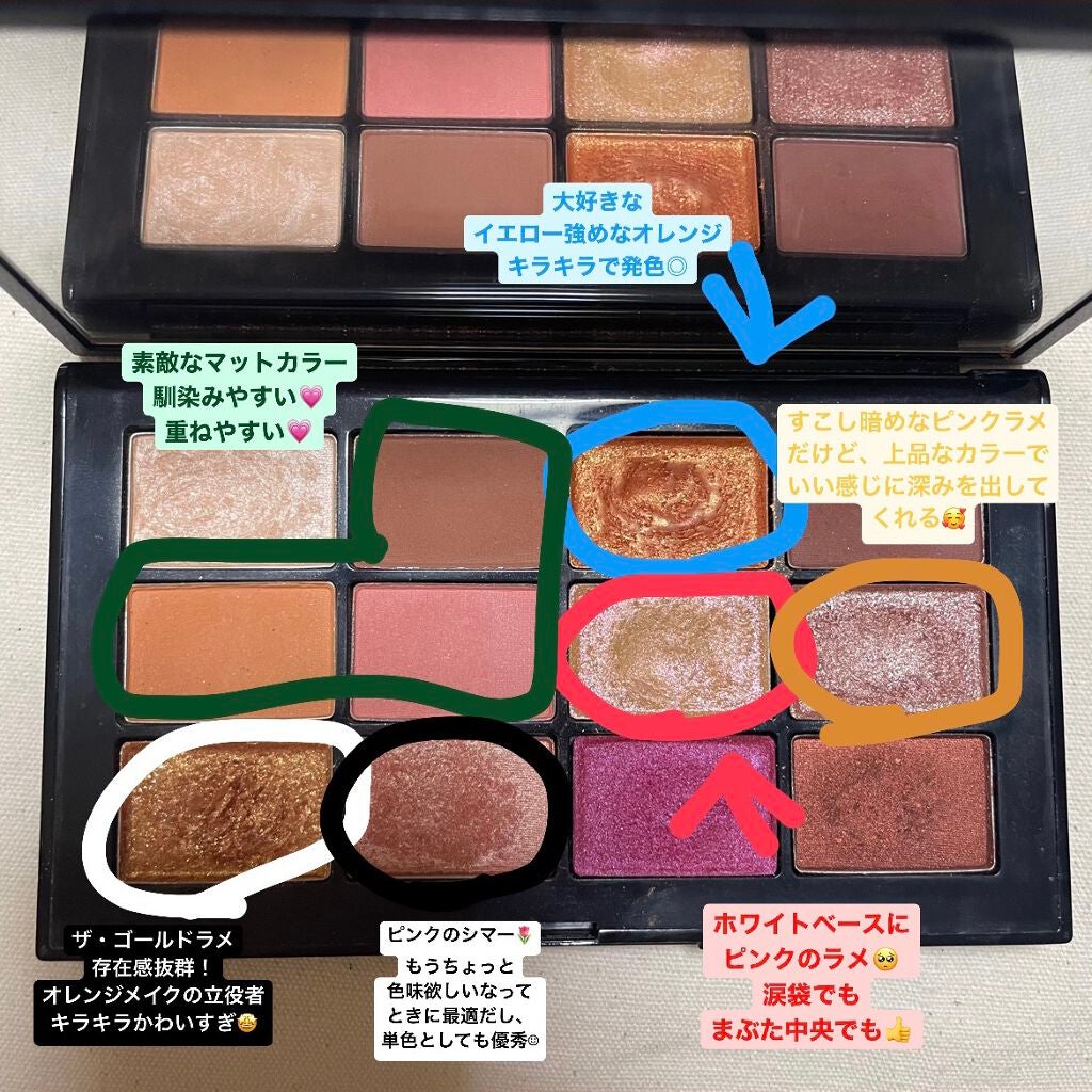 アフターグロー アイシャドーパレット/NARS/アイシャドウパレットを使ったクチコミ(2枚目)