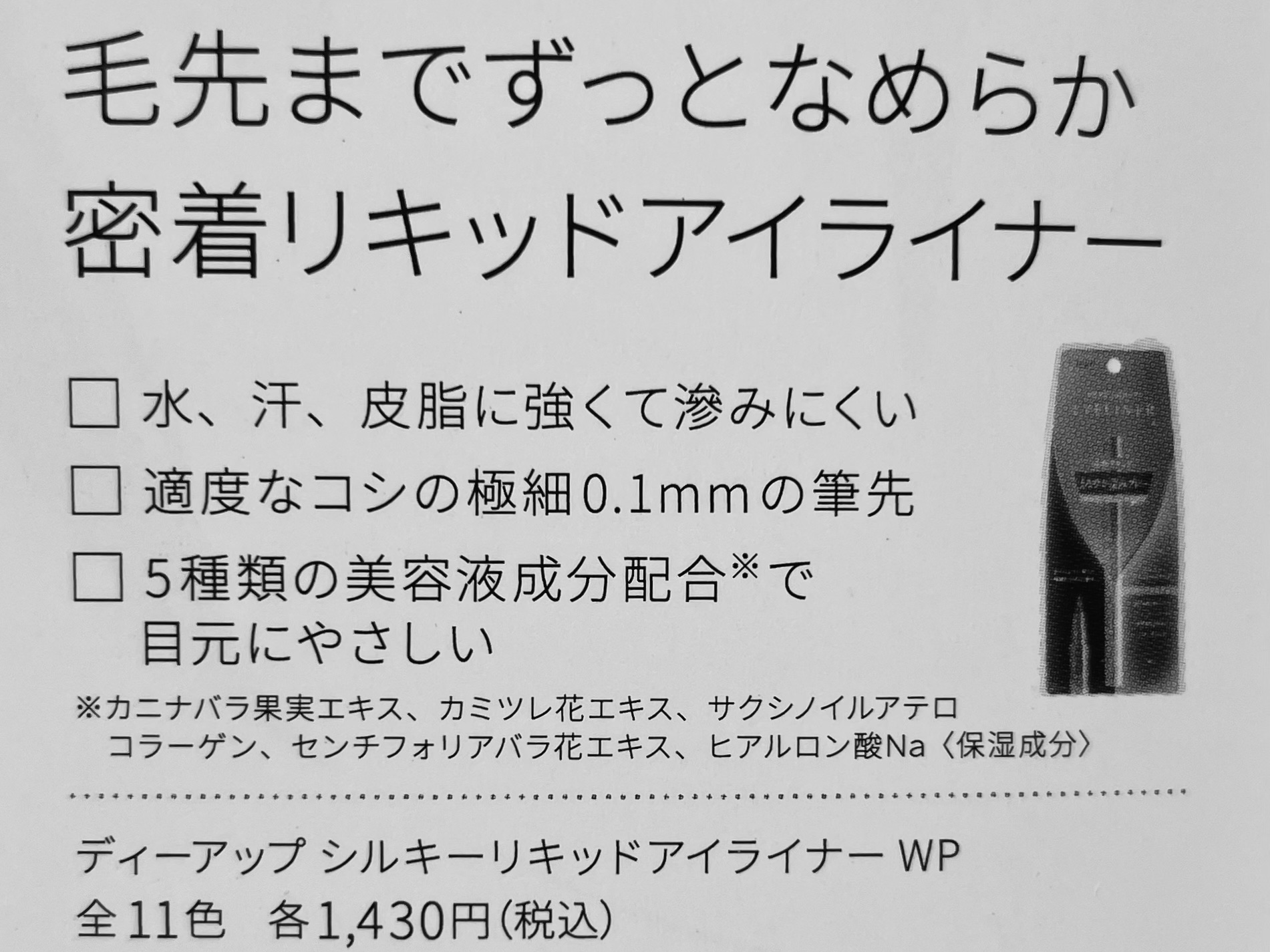 シルキーリキッドアイライナーWP/D-UP/リキッドアイライナーを使ったクチコミ（3枚目）