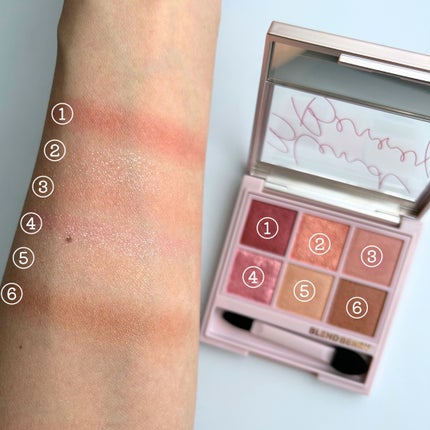 オーラクリエイション/BLEND BERRY/アイシャドウパレットを使ったクチコミ(4枚目)