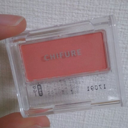 チーク カラー(ブラシ付)/ちふれ/パウダーチークを使ったクチコミ(1枚目)