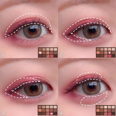 ETUDE ディア ガールズ ビッグアイズ メーカーのクチコミ「\春ピンクメイク/﻿
【ETUDE HOUSE プレイカラーアイパレット Will Be Lo.....」（2枚目）