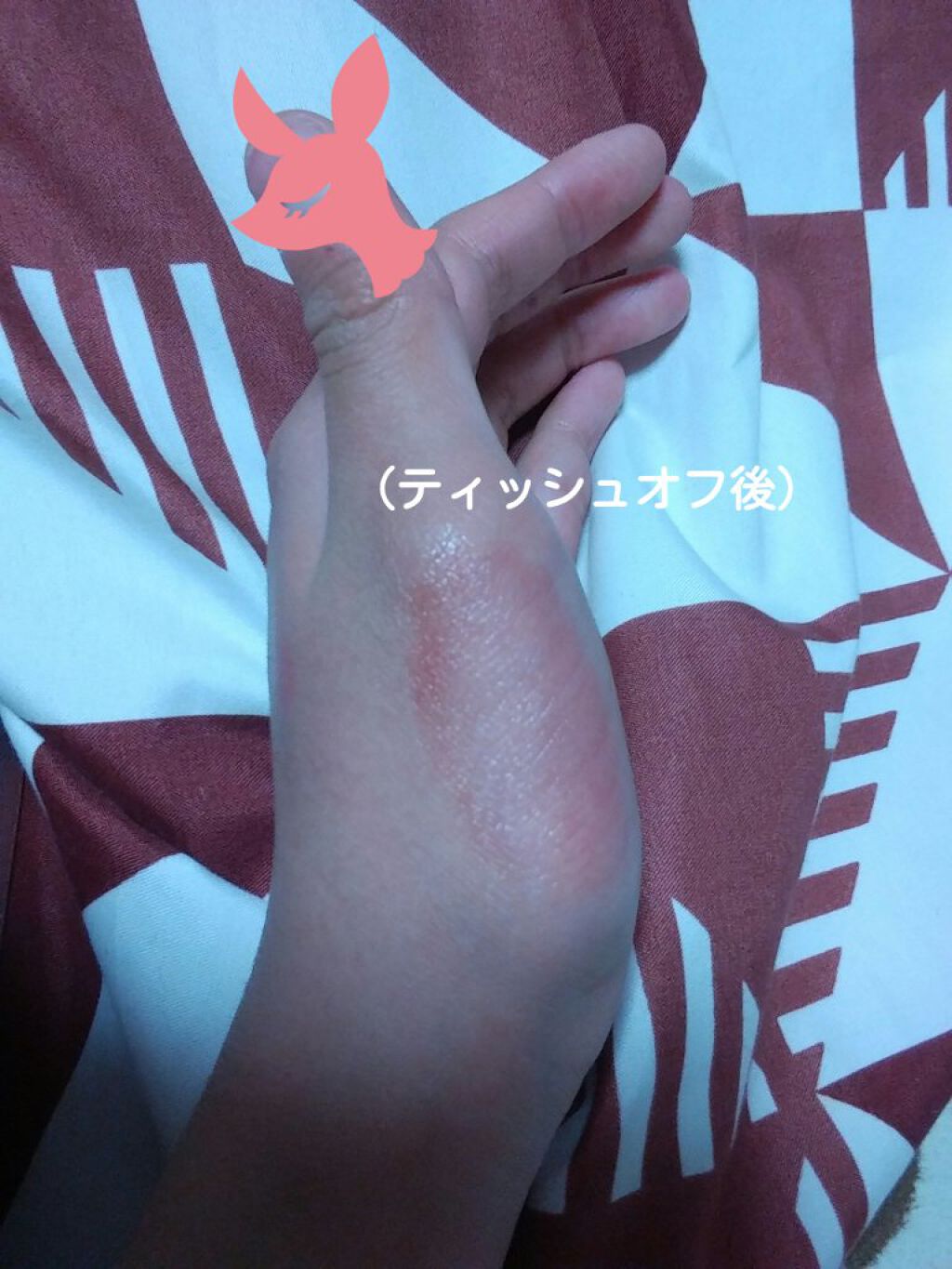 ラスティンググロスリップ/CEZANNE/口紅を使ったクチコミ(5枚目)