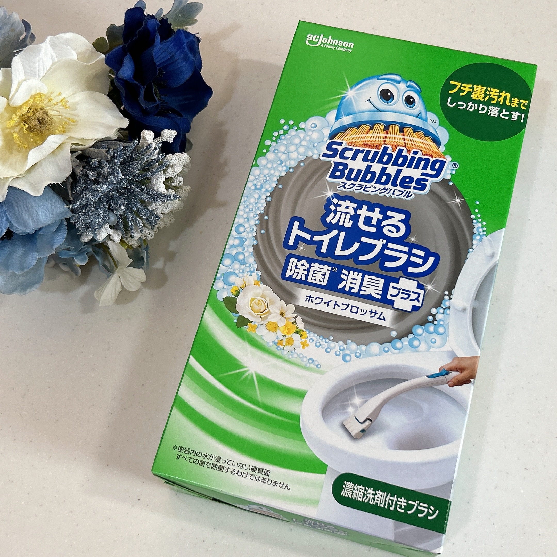 スクラビングバブル 流せるトイレブラシ/ジョンソン/その他を使ったクチコミ（3枚目）