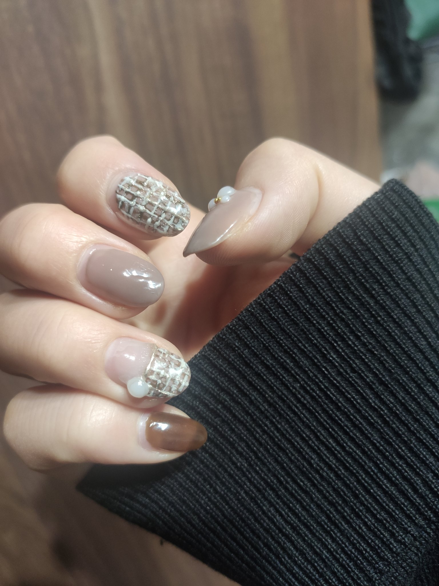 パル カラージェル セピアブラウン/キャンドゥ/ジェルネイルを使ったクチコミ（1枚目）