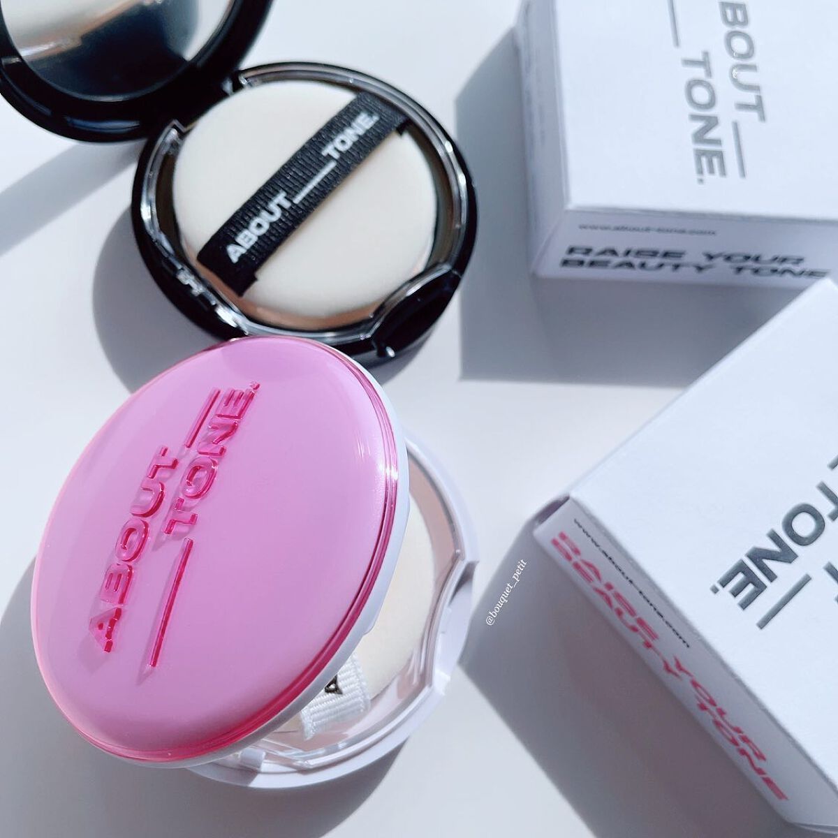 グローパウダーパクト/ABOUT TONE/プレストパウダーを使ったクチコミ(2枚目)