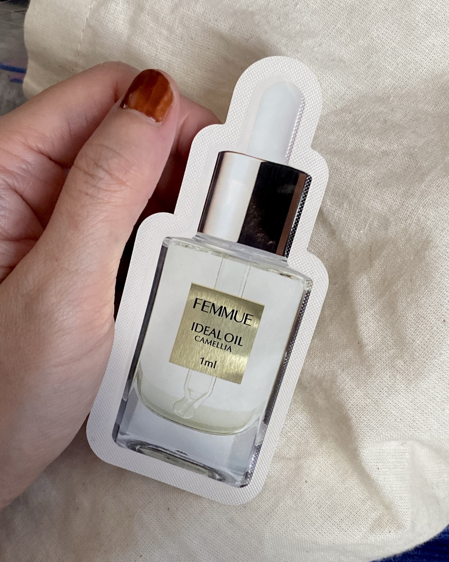 アイディアルオイル 【WEB限定】トラベルサイズ 10mL/FEMMUE/フェイスオイルを使ったクチコミ（1枚目）
