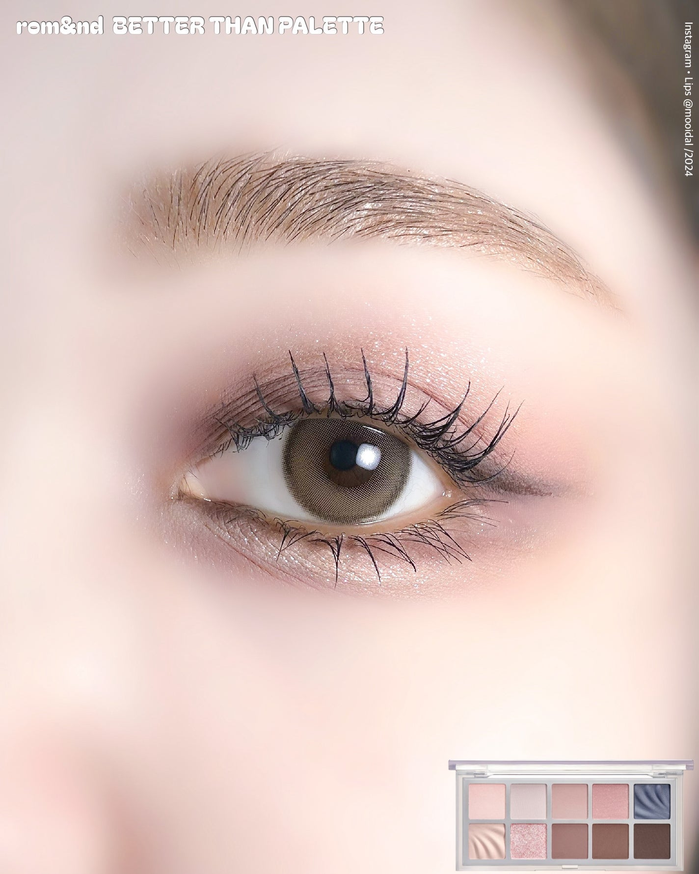 ベターザンパレット/rom&nd/アイシャドウパレットを使ったクチコミ(3枚目)