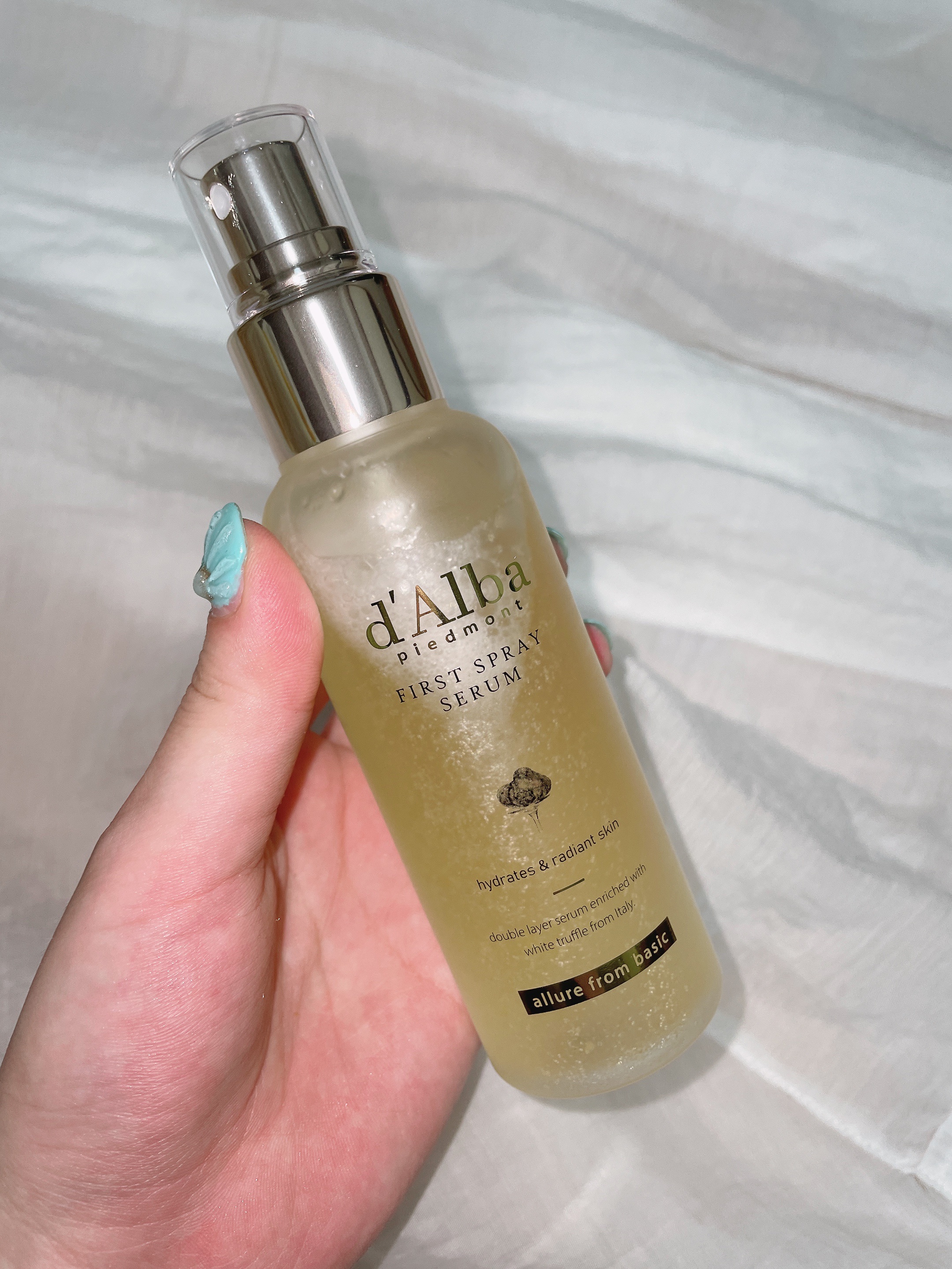 ダルバ ホワイトトリュフファーストスプレーセラム/ダルバ/ミスト状化粧水を使ったクチコミ（2枚目）