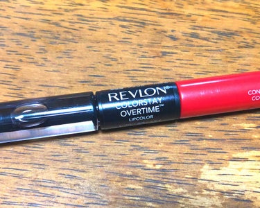 カラーステイ オーバータイム リップカラー/REVLON/リップグロスを使ったクチコミ（1枚目）