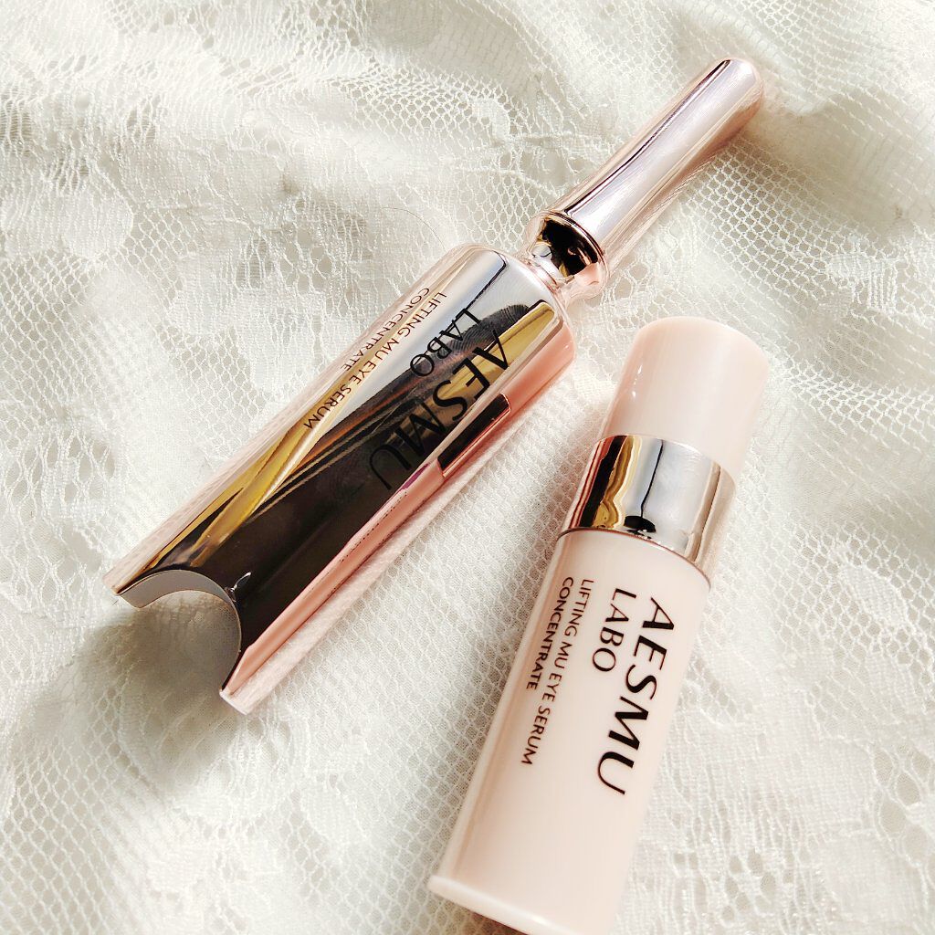 リフティングMUアイセラムコンセントレート/AESMU LABO/アイケア・アイクリームを使ったクチコミ（2枚目）