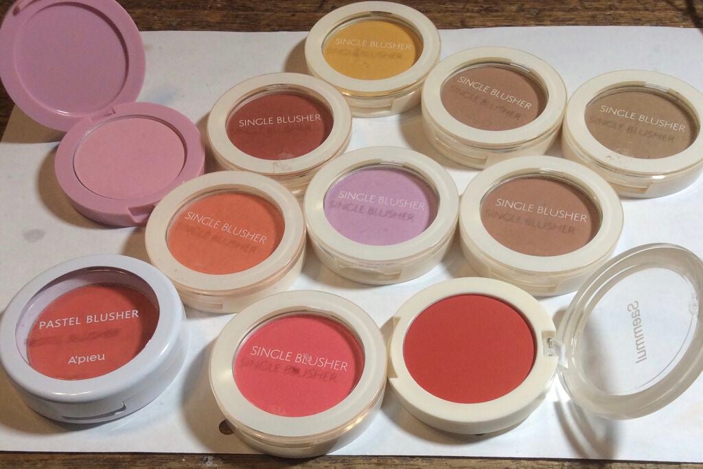 アピュー パステルブラッシャー/A’pieu/パウダーチークを使ったクチコミ(2枚目)