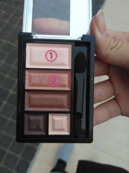 ショコラスウィート アイズ ソフトマット/リンメル ロンドン/アイシャドウパレットを使ったクチコミ(4枚目)