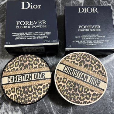 Dior
ディオールスキン フォーエヴァー クッション1Nニュートラル〈ミッツァ エディション〉
ディオールスキン フォーエヴァー クッション パウダーローズ

今更ですが、Diorのヒョウ柄シリーズ！