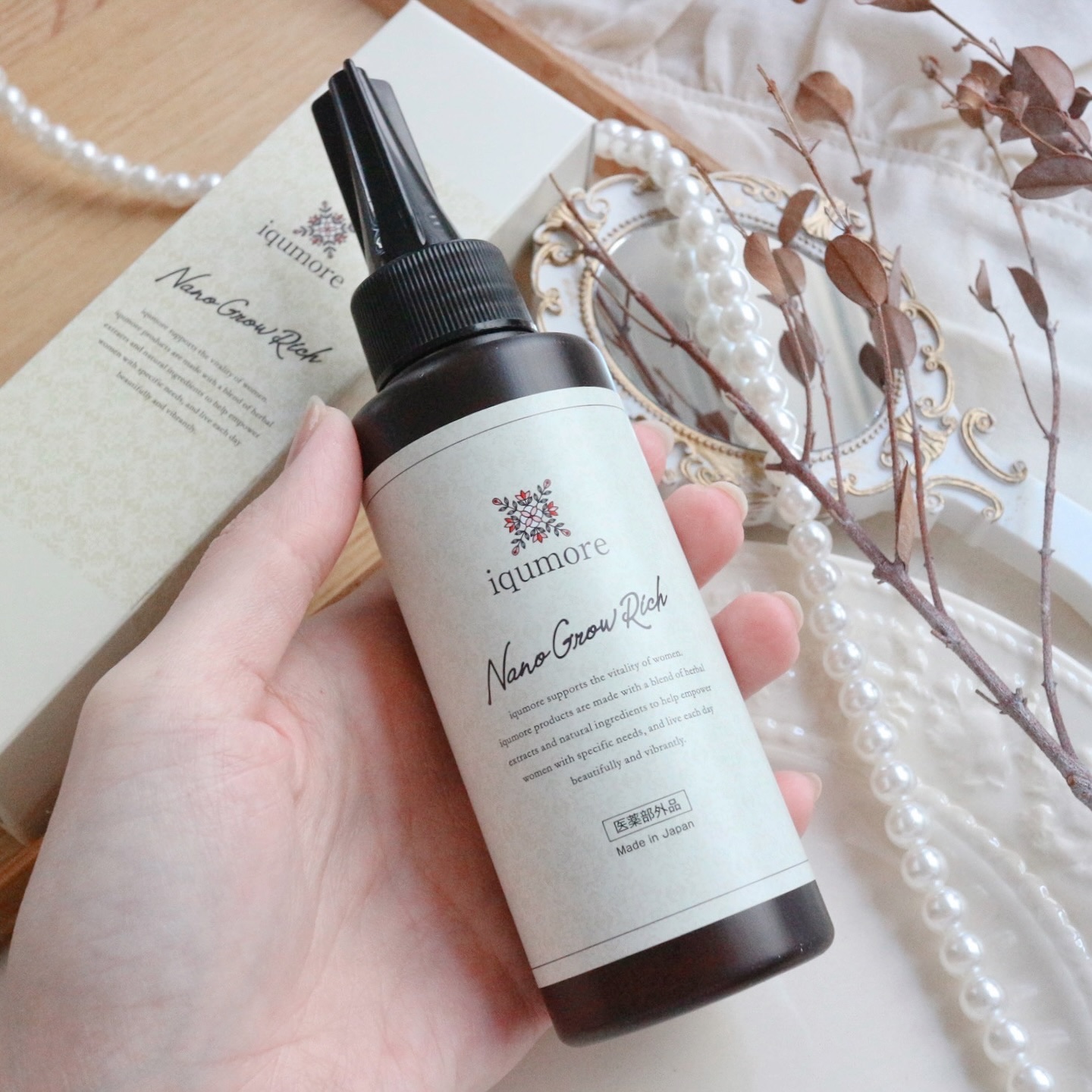 ナノグロウリッチ/iqumore/頭皮ローションを使ったクチコミ（3枚目）